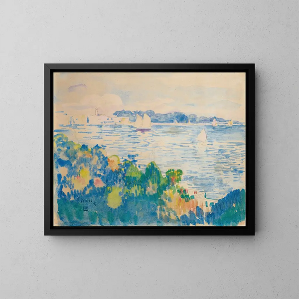 Venedig - Theo van Rysselberghe — gerahmtes Bild an der Wand