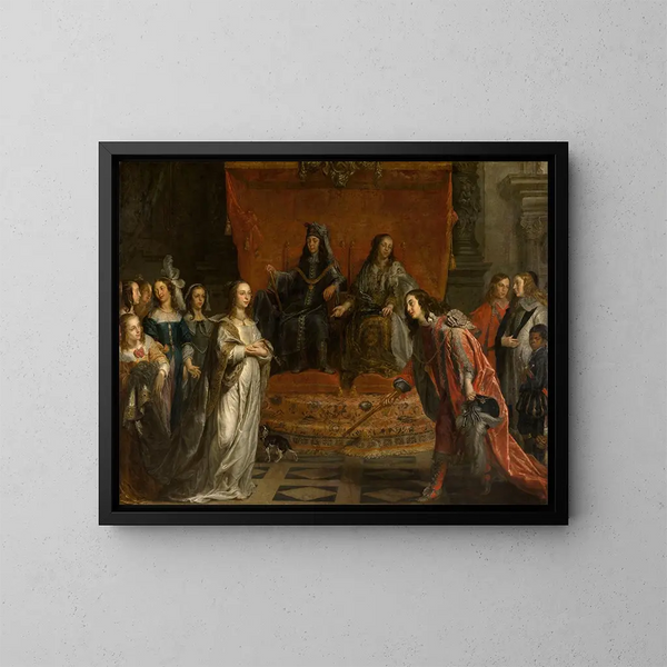L'Envoyé - Theodoor Boeyermans — gerahmtes Bild an der Wand