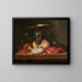 Tasse de citron et fruits de mer sur un entablement - Theodoor Smits — gerahmtes Bild an der Wand