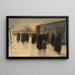 À la veillée - Theodoor Verstraete — gerahmtes Bild an der Wand