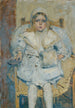 Portrait eines jungen Mädchens - Theodor Hummel — Ansicht des Kunstwerks