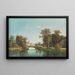 Sommerpark-Landschaft - Theodor Nocken — gerahmtes Bild an der Wand