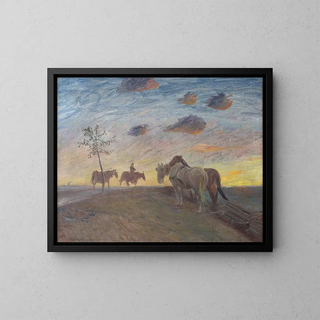 Theodor Philipsen - Evening Landscape.webp