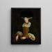 Portrait einer wohlhabend gekleideten jungen Frau - Theodor Roos — gerahmtes Bild an der Wand