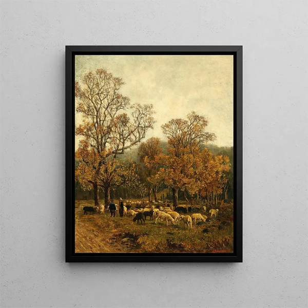 Theodor Von Hrmann - Schafweide bei Rekawinkel.webp