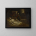 Othello und Desdémone - Theodor von Holst — gerahmtes Bild an der Wand