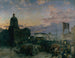 Rue Washington in Indianapolis bei Dämmerung - Theodore Clement Steele — Ansicht des Kunstwerks