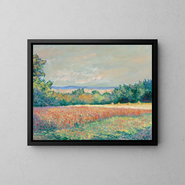 Les Dérives de Giverny - Theodore Earl Butler — gerahmtes Bild an der Wand