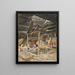 Innenraum-Gemälde indigène - Theodore J. Richardson — gerahmtes Bild an der Wand