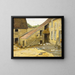 Hof mit Enten - Theodore Robinson — gerahmtes Bild an der Wand