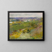 Studie für das Tal der Seine vom Hügel Givernys - Theodore Robinson — gerahmtes Bild an der Wand