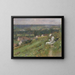 Die Arconville-Tal - Theodore Robinson — gerahmtes Bild an der Wand