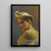 Mädchen mit Turban - Theodoros Ralli — gerahmtes Bild an der Wand