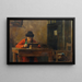 Rabbin liest - Theodoros Ralli — gerahmtes Bild an der Wand
