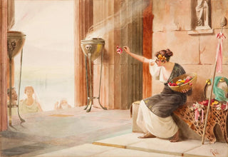 Theodoros Ralli - Vendeuse de Fleurs au Parthnon.webp