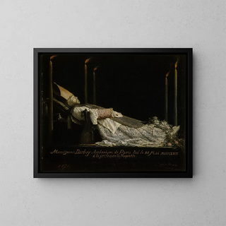 Thobald Chartran - Monseigneur Darboy 18131871 archevque de Paris expos aprs sa mort.webp