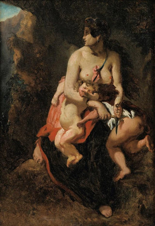 Thodore Chassriau - Medea About To Kill Her Children.webp