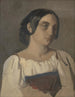 Portrait einer italienischen Frau - Théodore Chassériau — Ansicht des Kunstwerks
