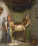 Szene im jüdischen Viertel von Constantine - Théodore Chassériau — Ansicht des Kunstwerks