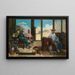 Repos de l'après-midi - Théodore Didier Delamarre — gerahmtes Bild an der Wand