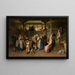 Gäste auf einer Hochzeit - Théodore Gérard — gerahmtes Bild an der Wand