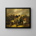 Eine Ladung Kavalleristen - Théodore Géricault — gerahmtes Bild an der Wand