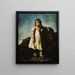 Élisabeth Dedreux Kind auf dem Land - Théodore Géricault — gerahmtes Bild an der Wand