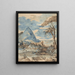 Landschaft mit Fischern - Théodore Géricault — gerahmtes Bild an der Wand