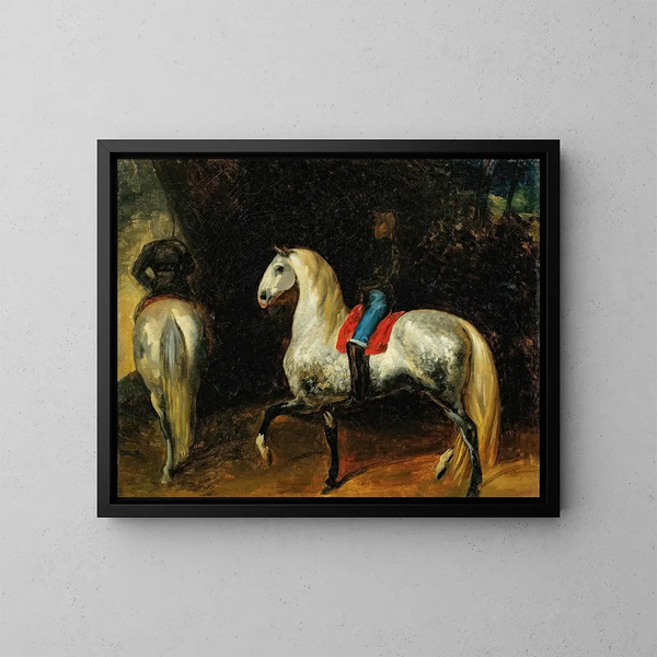 Der Esser - Théodore Géricault — gerahmtes Bild an der Wand