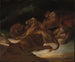 Löwen in einer bergigen Landschaft - Théodore Géricault — Ansicht des Kunstwerks