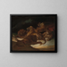 Löwen in einer bergigen Landschaft - Théodore Géricault — gerahmtes Bild an der Wand
