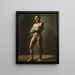Akademie, verschränkte Hände - Théodore Géricault — gerahmtes Bild an der Wand