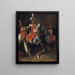 Napoleonische Garde-Reiter mit Trompeten - Théodore Géricault — gerahmtes Bild an der Wand