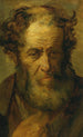 Portrait eines alten Mannes - Théodore Géricault — Ansicht des Kunstwerks