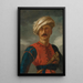 Portrait de mamelouk - Théodore Géricault — gerahmtes Bild an der Wand