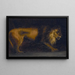 Studie eines Löwen - Théodore Géricault — gerahmtes Bild an der Wand
