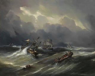Notrufschiff - Théodore Gudin — Ansicht des Kunstwerks