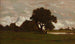 Hütten in der Nähe des Teiches - Théodore Rousseau — Ansicht des Kunstwerks