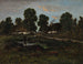 Cottages près de Larchant - Théodore Rousseau — Ansicht des Kunstwerks