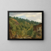 Landschaft von Auvergne - Théodore Rousseau — gerahmtes Bild an der Wand