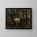 Volière dans la forêt de Compiègne - Théodore Rousseau — gerahmtes Bild an der Wand