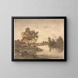 Thodore Rousseau - The Fisherman Le Pcheur.webp