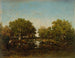 Die Erinnerung an den Pool im Chambord-Wald - Théodore Rousseau — Ansicht des Kunstwerks