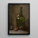 Die volle Flasche - Théodule Ribot — gerahmtes Bild an der Wand
