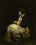 Frau näht - Théodule Ribot — Ansicht des Kunstwerks
