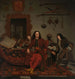Thomas Hees und sein Diener Thomas und die Neffen Jan und Andries Hees - Michiel Van Musscher — Ansicht des Kunstwerks