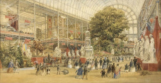 Thomas Abel Prior - Queen Victoria opening the 1851 Universal Exhibition at the Crystal Palace in London.webp