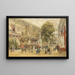 Die Königin Victoria eröffnet die Weltausstellung 1851 im Crystal Palace in London - Thomas Abel Prior — gerahmtes Bild an der Wand