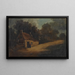 Cottage im Landschaftsbild - Thomas Barker de Bath — gerahmtes Bild an der Wand