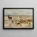 Die Jagd - Thomas Blinks — gerahmtes Bild an der Wand
